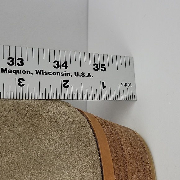 Lucky Brand Bustina Boho Chic Ankle Boot Tan Taupe Size 10 - Picture 11 of 13